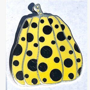 Yayoi KUSAMA Pumpkin Enamel Lapel Pin Badge Brooch Japanese Art